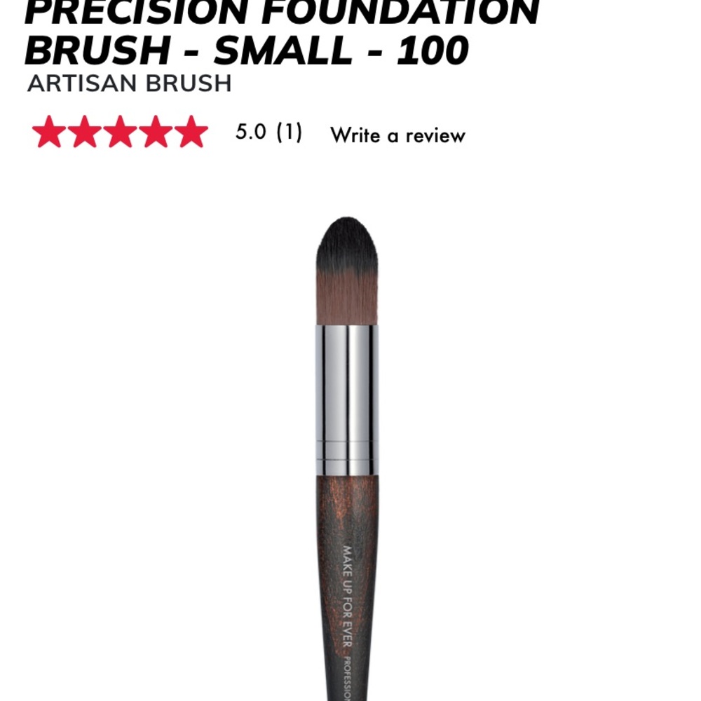 Make up for ever precision foundation brush small 100